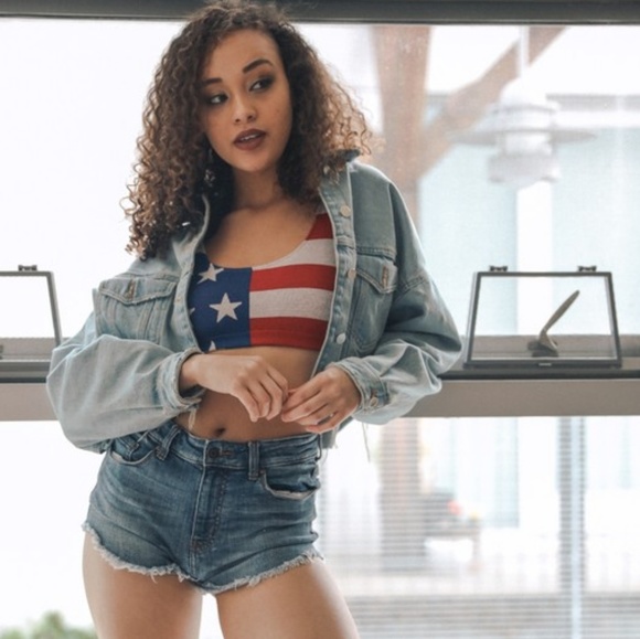 MODA ME COUTURE Tops - Top American Pride American Flag